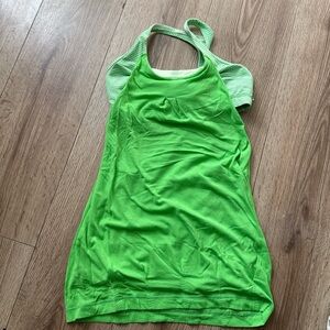 Lululemon Athletica Lime Green Tank Top